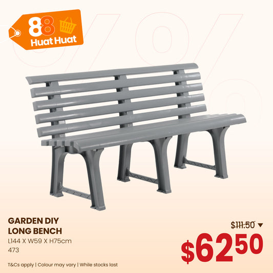 GARDEN DIY LONG BENCH (473)