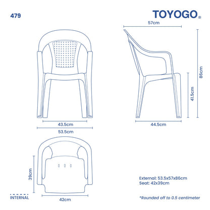 RAINBOW GARDEN CHAIR (479)